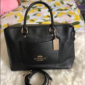 Coach pebbled Leather crossbody